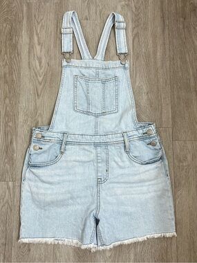 Cat & Jack Light Blue Denim Short Overalls
